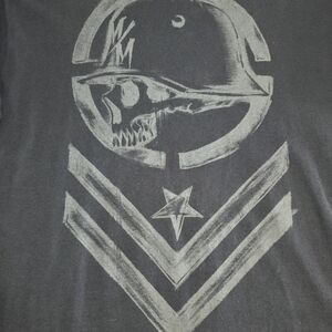 Men's Black Metal Mulisha Tee Shirt.